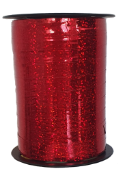 Iridescent Curling Ribbon Hard Pink &gt; 10mm x 250m