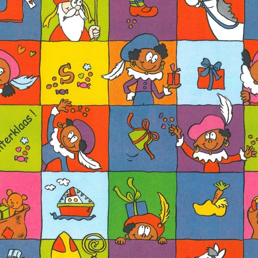 Santa Claus Bag Stamp – Cheerful Gift Bag – 12x19 cm, 17x25 cm, 21x30 cm